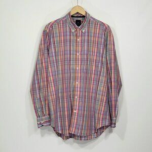 Tailorbyrd Collection  Colorful Plaid Shirt  Men's Size XL